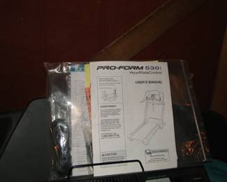 Pro-Form 530i, with continuous heart rate control, and best of all, the machine is free