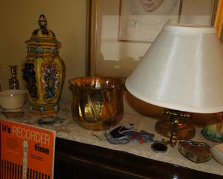 Lots of great fun items on top of the piano
