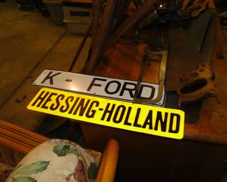 Couple of really nice vintage signs, originals, and not re-pops!