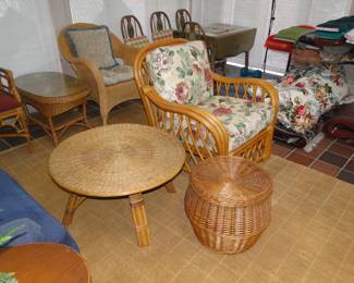 Rattan and wicker all over the place