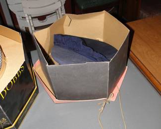 Oops, the USAF hat fell down inside the box prior to the photo