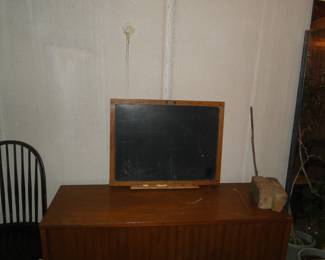 Chalkboard, for all those handy "to-do's" that need to be "too-done"