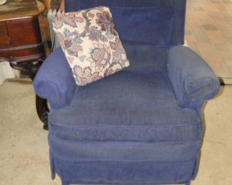 Comfy blue chair