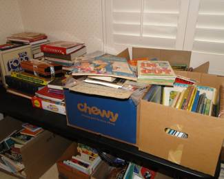 Boxes of books