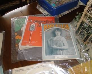 Even Mary-Ellen is getting in on the sheet music act