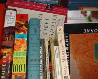We still have to unbox them, but we will have plenty of books to choose from