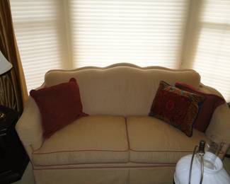Yeah, it's a little on the formal side, but it can loosen up with some different non-formal pillows