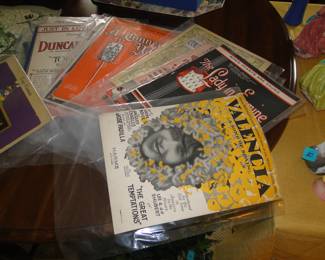 Classical vintage sheet music