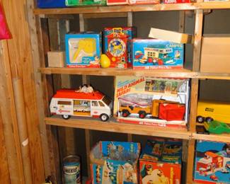 Vintage toys and collectibles, and yes, we have all the original boxes too