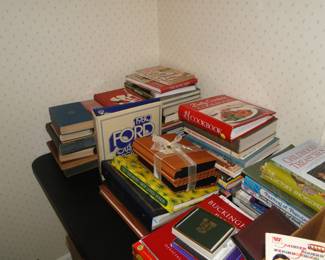 Books, all over this sale is books, in all shapes, and sizes and titles