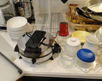 And then we have some plastic stuff too, along with a vintage nut grinder