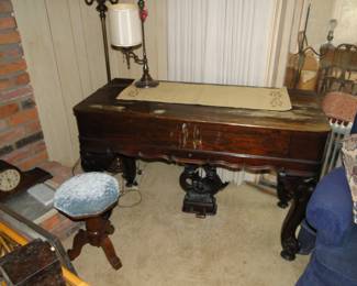 This right here is a Melodeon. A piano, with a bellows and a pump