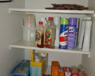 And of course we have a small amount of household and cleaning products too