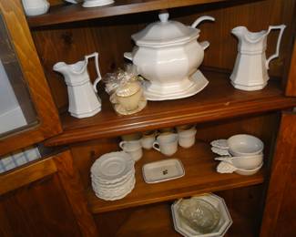 Pottery pieces for serving, or sipping, or displaying