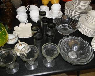 Glass serving bowls, for your fancy party