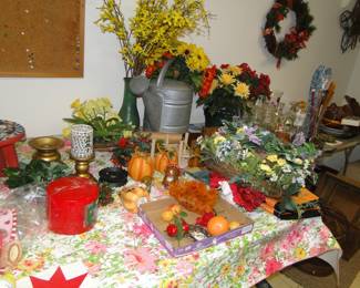 Craft and other floral items as well