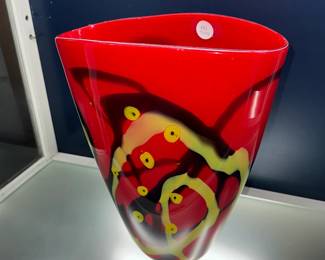 Glass Art Vase Orlando
