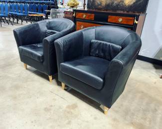 Leather Curved Chairs Orlando Estate Auction