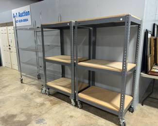 Shelving on Wheels Orlando Estate Auction