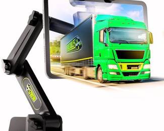 Truckules Tablet Mount for Truck, Heavy Duty Super Suction Cup for Tablet & iPad Mount Truck Dashboard Windshield 16.7 inch Long Arm & Stable Compatible with Tablet & iPad, Commercial Truck 16.7 inch