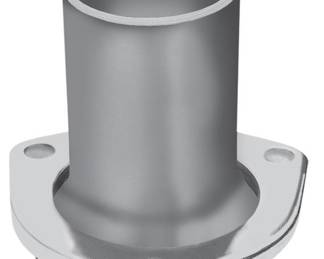 HEDMAN Street - 2 1/2" TO 2" 3 BOLT FLANGE REDUCER-MILD STEEL (21101)