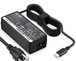 Charger for Lenovo Laptop [UL Safety Certified] Thinkpad, Yoga,Chromebook Computer 65W 45W USB C Fast Power Adapte