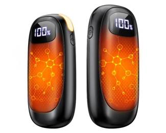 Hand Warmers Rechargeable - 2 Pack Electric Hand Warmers 14000mAh, 16 Hrs Warmth Dual-Sided Heating, Reusable Hand Warmers Pocket Heater for Raynauds, Hunting, Golf, Camping