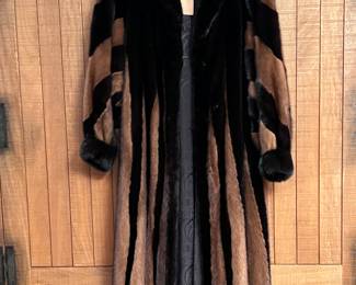 MINK FUR COAT-TWO TONE RANCH & LUNA RAINE