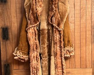 FABULOUS SHEARLING COAT-custom made at a ski resort in CO, very warm