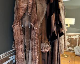 WONDERFUL FURS (these furs have been kept at The Fur Center for the proper cold storage they deserve to protect against degradation)-large sizes