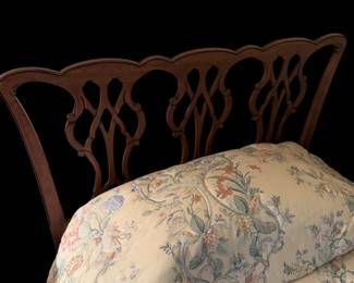 Headboard of Antique Twin Bed