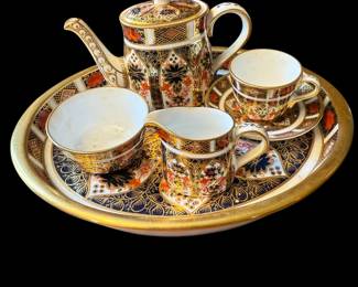 Royal Crown Derby English Tea Set $400