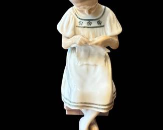 Knitting Girl Figurine $115