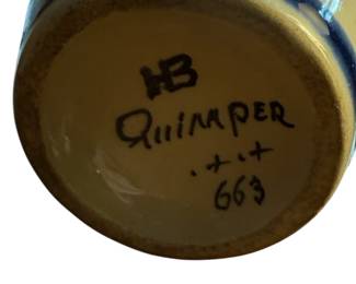 Bottom of French Quimper Vase