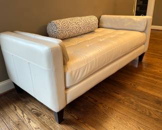 Tufted studio couch