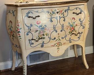 Painted Bombay chest