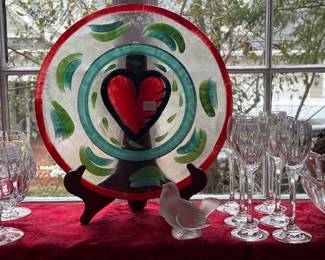 Some nice art glass pieces