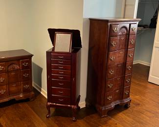 Universal Furniture lingerie chest; jewelry armoire