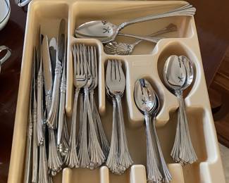 Reed & Barton 1800 stainless - 57 pieces