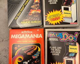 Vintage Coleco video games and system