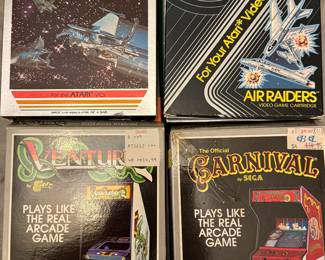 Vintage Coleco video games and system