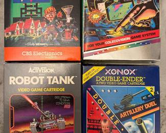 Vintage Coleco video games and system