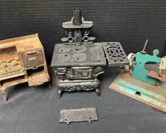 Vintage Toy Ovens Sewing Machine