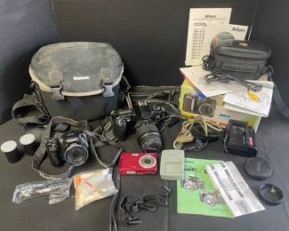 Canon EOS RebelX Film Camera, Canon Powershot Camera, Samsung Camera, Cases, More