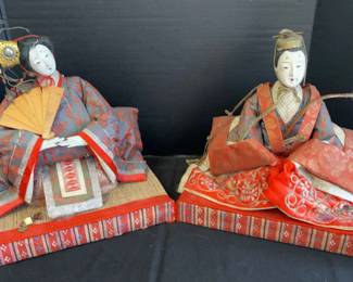 Japanese Hina Princess And Emperor