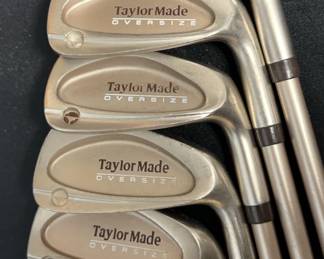 TaylorMade Burner Oversize Irons 5, 4, 7, 8, 9, Pitching Wedge, Jack Nicolas Putter
