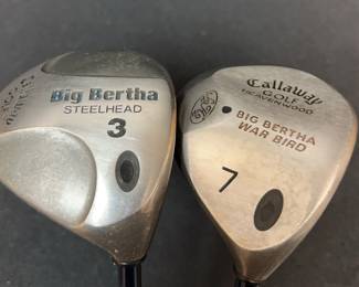 Big Bertha Steel Head 3 Wood Big Bertha War Bird 7 Wood