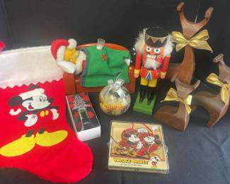 Christmas Decor, Disney Mickey Stocking Ornament, MCM Reindeer Set, Mikasa Bottlestopper, More