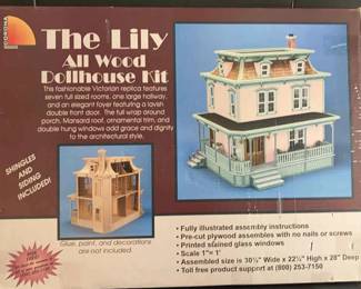 The Lily All Wood Dollhouse Kit