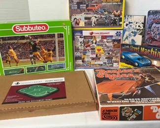 Subbuteo The Football Game, Vintage Dukes Of Hazzard Puzzle Baltimore Colts Puzzle Parker Bros